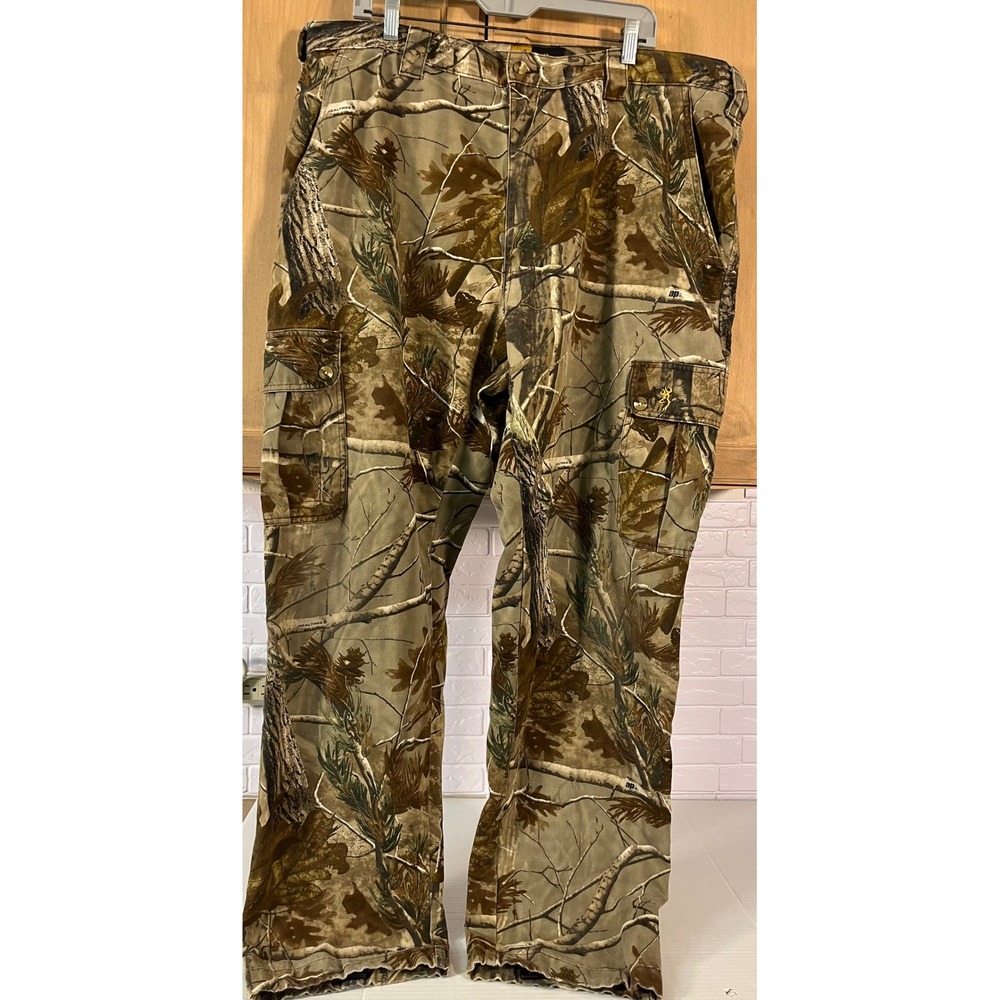 Browning Cargo Pants‎ Mens 42x31 Camo Realtree AP Hunting Trousers